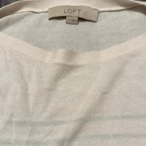 LOFT Long Sleeve Lightweight Top - Size S - Picture 4 of 5